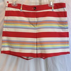Colorful Striped Women's Shorts